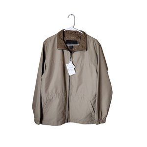 North End Jacket Womens Medium Pockets Drawstring Waist Full Zip Utility Fall